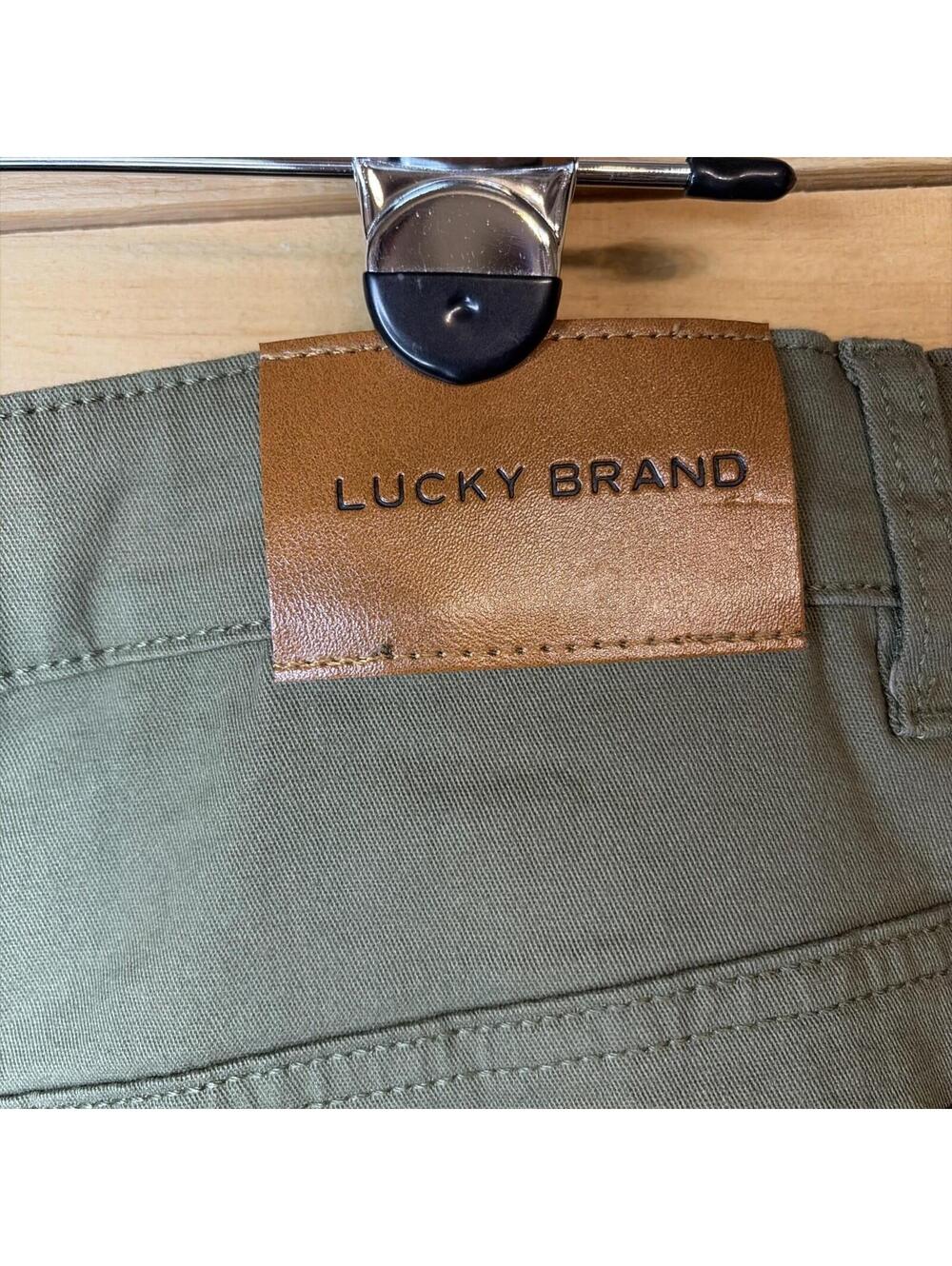 Lucky Brand Pants Boys 20 NWT Classic Straight Stretch Burnt Olive Casual Play - Picture 8 of 9
